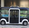 국내 최초, 운전자 없는 자율주행차 ‘제로셔틀’. 4일 판교에서 시범운행